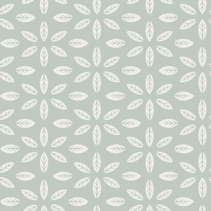 Add a touch of greenery to your walls with our Geo Leaves Peel And Stick Removable Wallpaper.