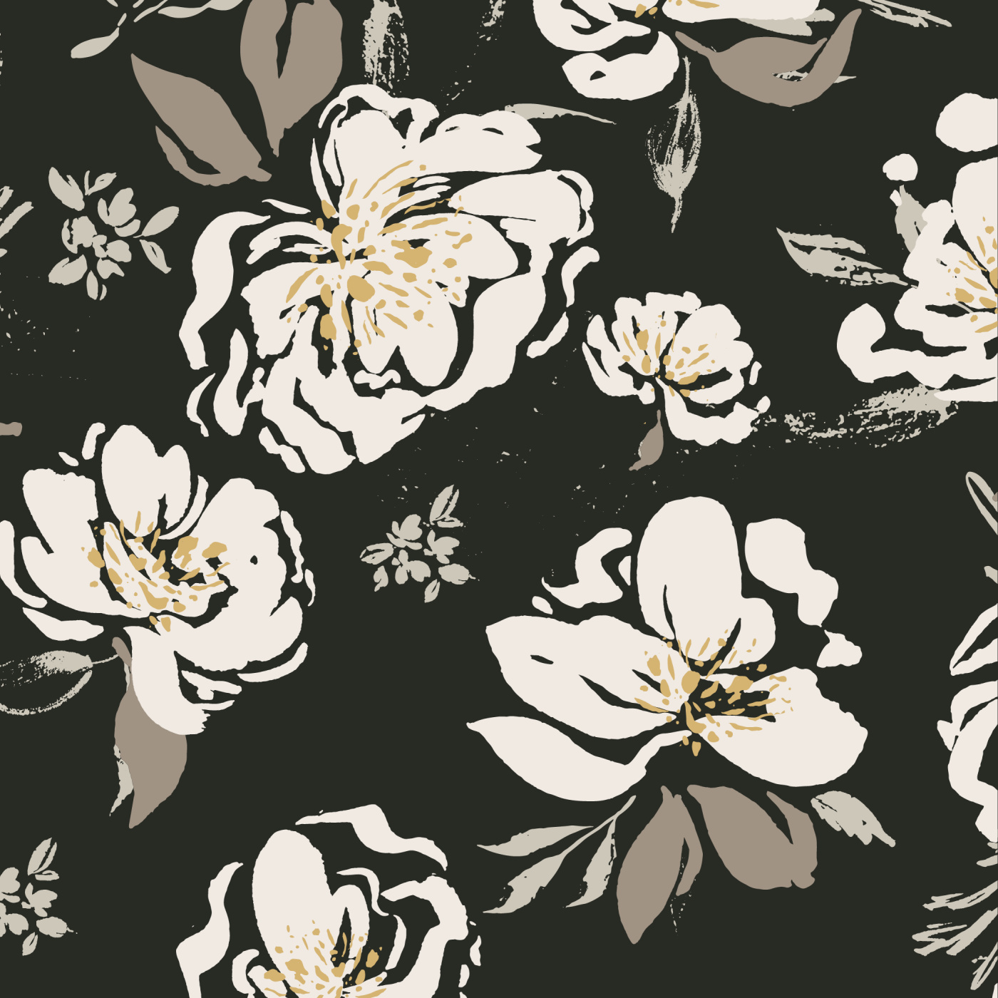 Neutral Roses Wallpaper