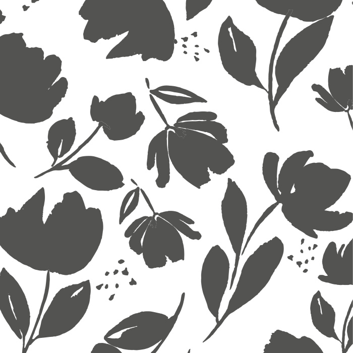 Add a touch of greenery to any wall in your home with our Playful Blooms Peel And Stick Removable Wallpaper.