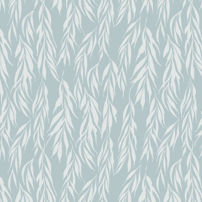 Create an eye-catching statement on any wall in your home with our Willow Leaves Peel And Stick Removable Wallpaper.