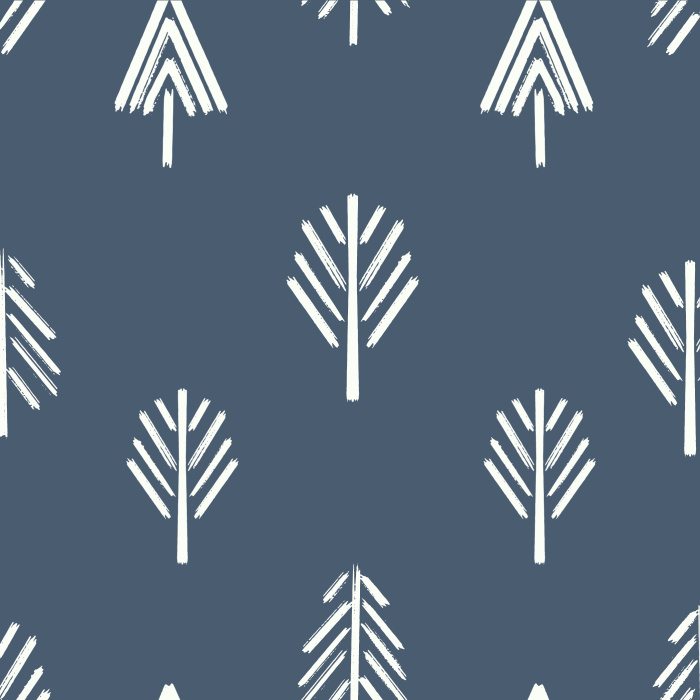Spruce up the look of any room in your home with our Woodland Trees Peel And Stick Removable Wallpaper.