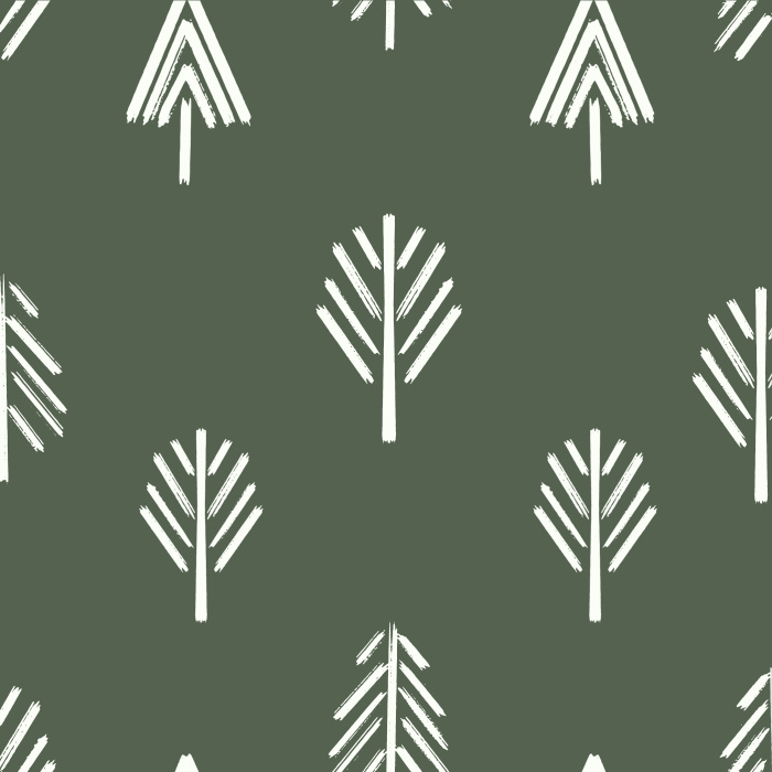 Spruce up the look of any room in your home with our Woodland Trees Peel And Stick Removable Wallpaper.