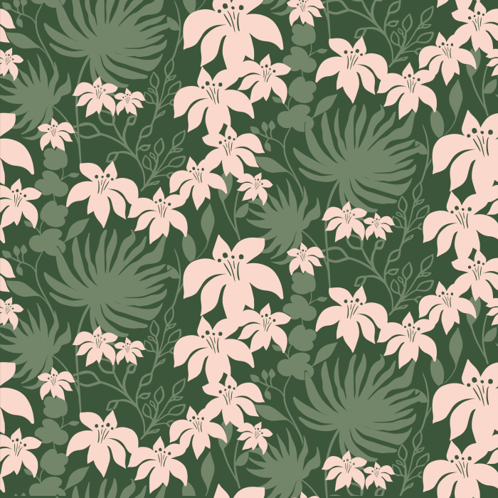 The Di Palma Peel And Stick Removable Wallpaper features a maximalist tropical design that will add the perfect accent to any wall in your home!