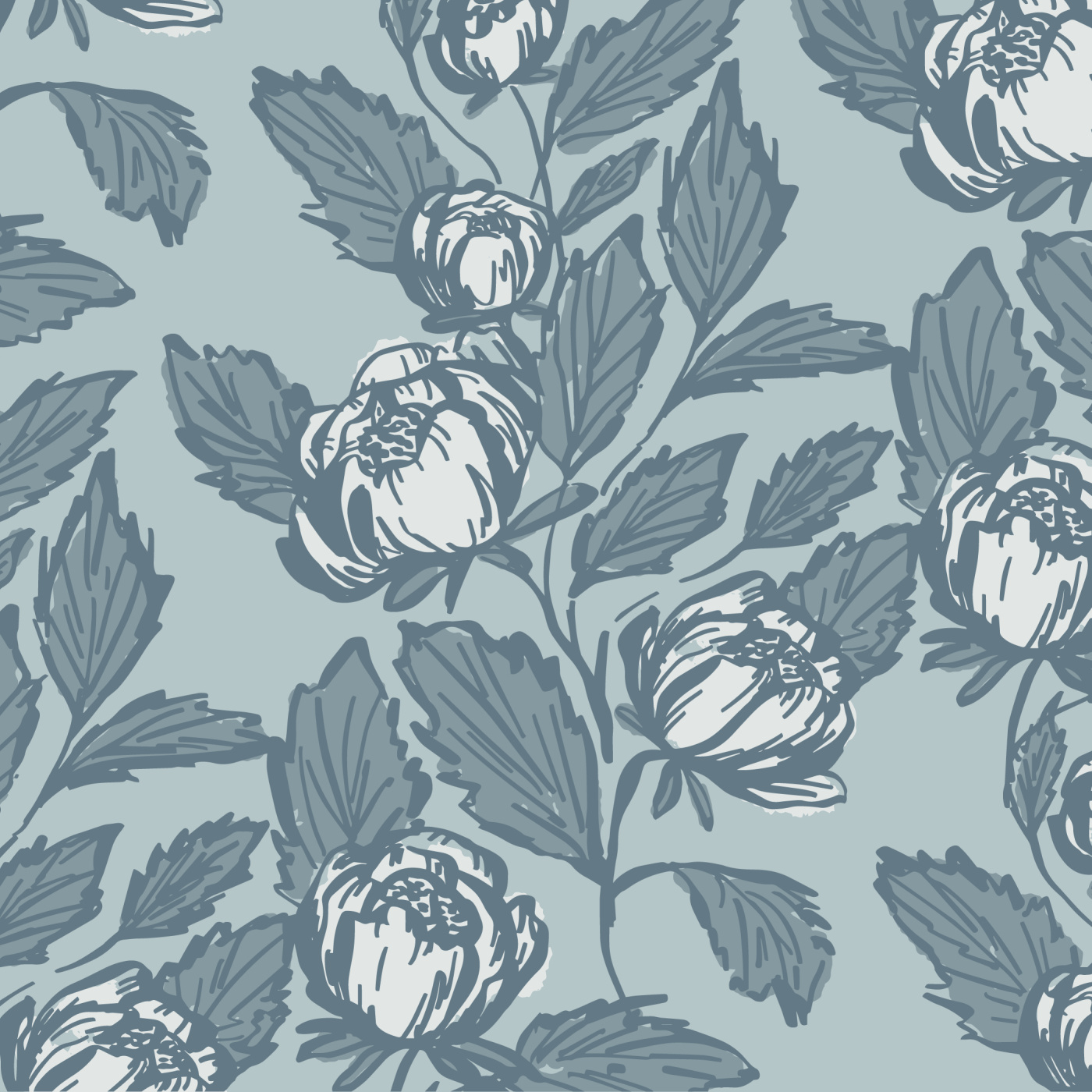 Peony Chinoiserie Wallpaper