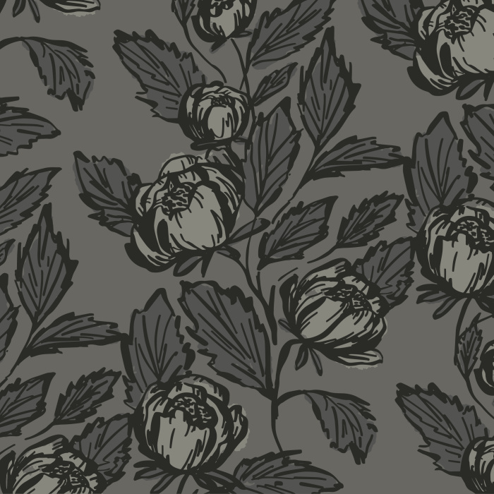 The Peony Chinoiserie Peel And Stick Removable Wallpaper will add a classic botanical element to any wall in your home! 