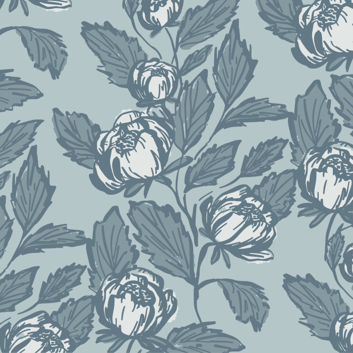 The Peony Chinoiserie Peel And Stick Removable Wallpaper will add a classic botanical element to any wall in your home!
