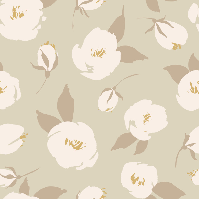 Add a feminine floral accent to any wall in your home with our Spring Blooms Peel And Stick Removable Wallpaper.