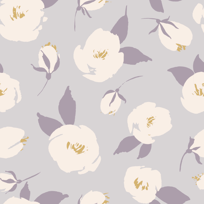 Add a feminine floral accent to any wall in your home with our Spring Blooms Peel And Stick Removable Wallpaper.