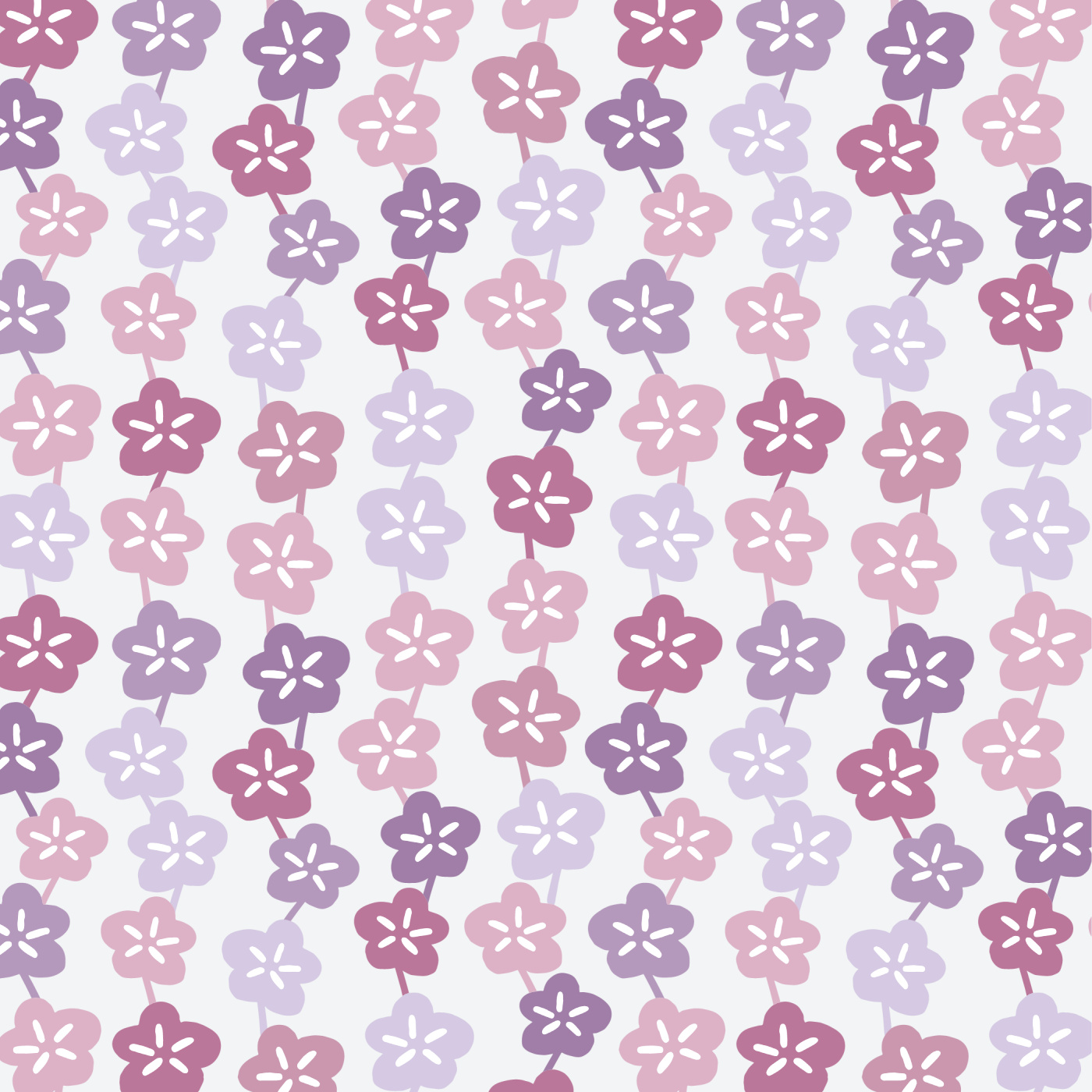 Bright Blooms Wallpaper