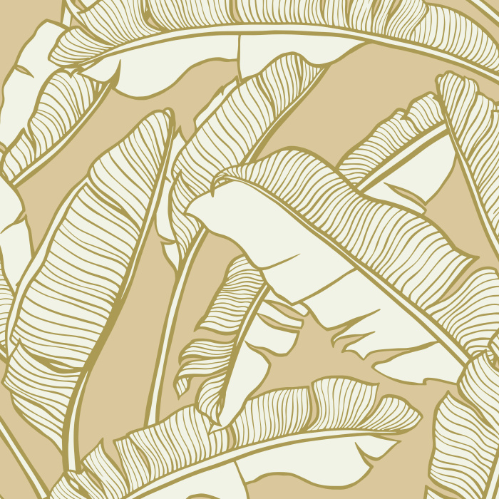 Create the perfect getaway in your own home with our Banana Leaves Wallpaper.