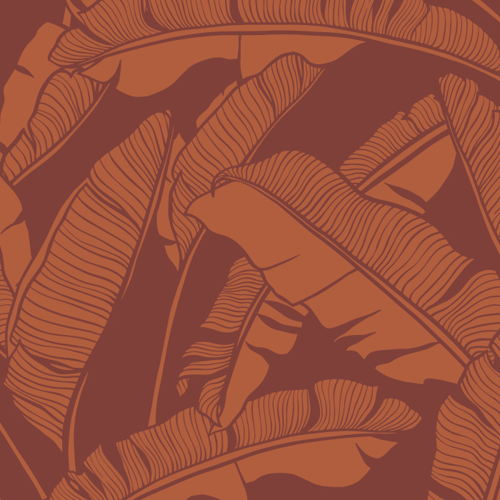 Create the perfect getaway in your own home with our Banana Leaves Wallpaper.