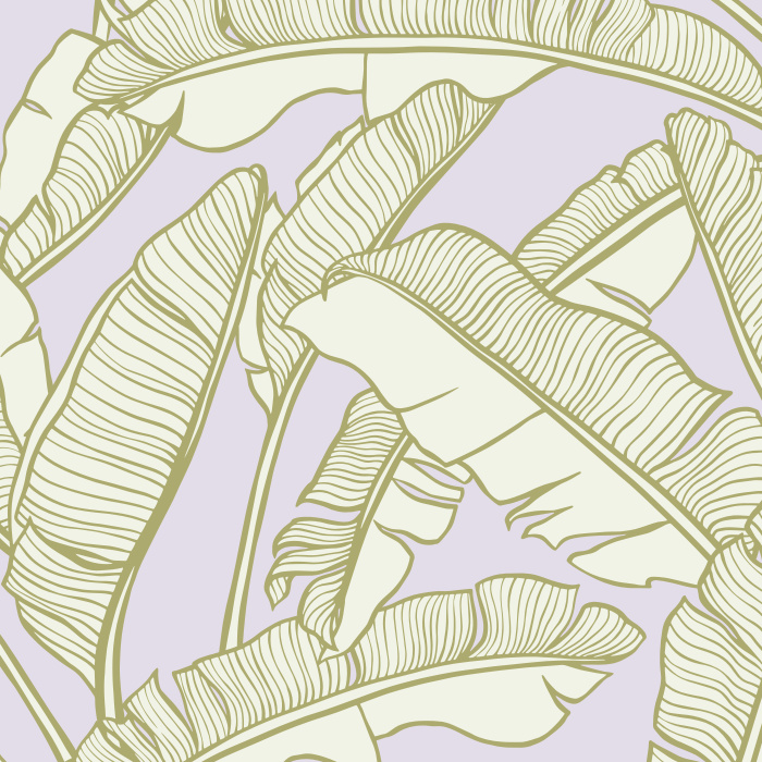 Create the perfect getaway in your own home with our Banana Leaves Wallpaper.