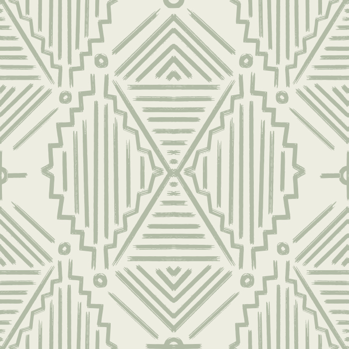 Create a trendy, exotic atmosphere in your home with our Earthy Tiles Wallpaper.