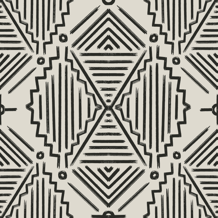 Create a trendy, exotic atmosphere in your home with our Earthy Tiles Wallpaper.