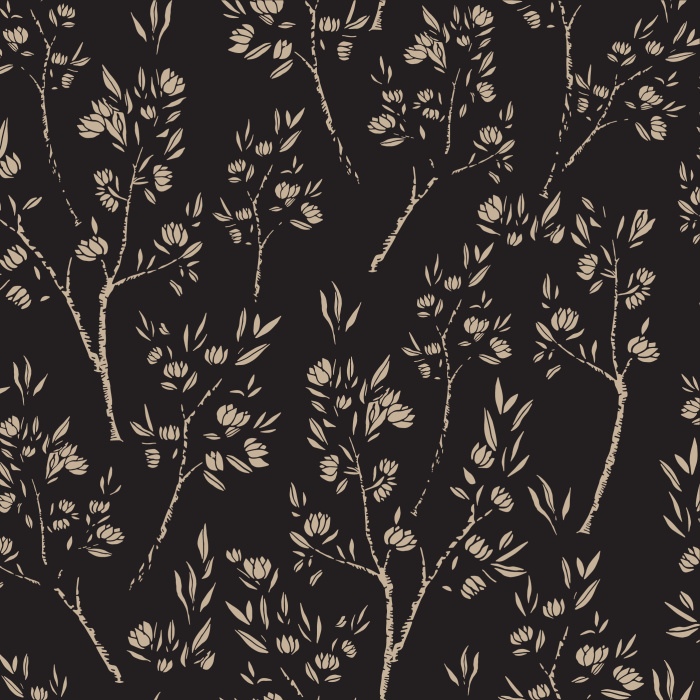 Create a botanical statement on your walls with our Delicate Forest Peel And Stick Removable Wallpaper.