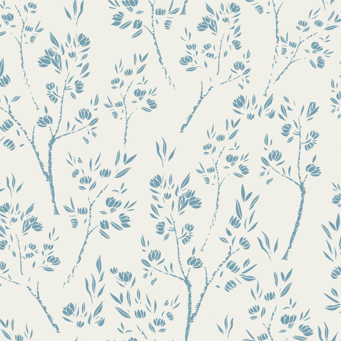 Create a botanical statement on your walls with our Delicate Forest Peel And Stick Removable Wallpaper.