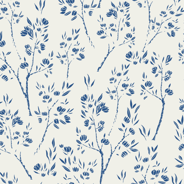 Create a botanical statement on your walls with our Delicate Forest Peel And Stick Removable Wallpaper.