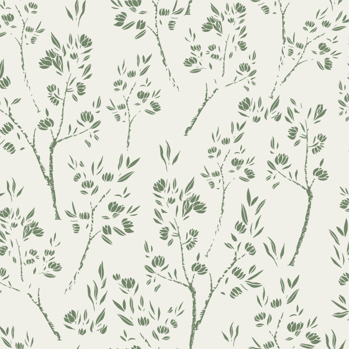 Create a botanical statement on your walls with our Delicate Forest Peel And Stick Removable Wallpaper.