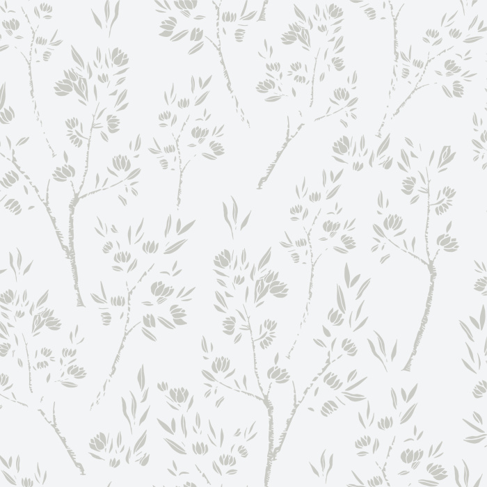 Create a botanical statement on your walls with our Delicate Forest Peel And Stick Removable Wallpaper.