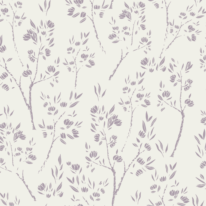 Create a botanical statement on your walls with our Delicate Forest Peel And Stick Removable Wallpaper.