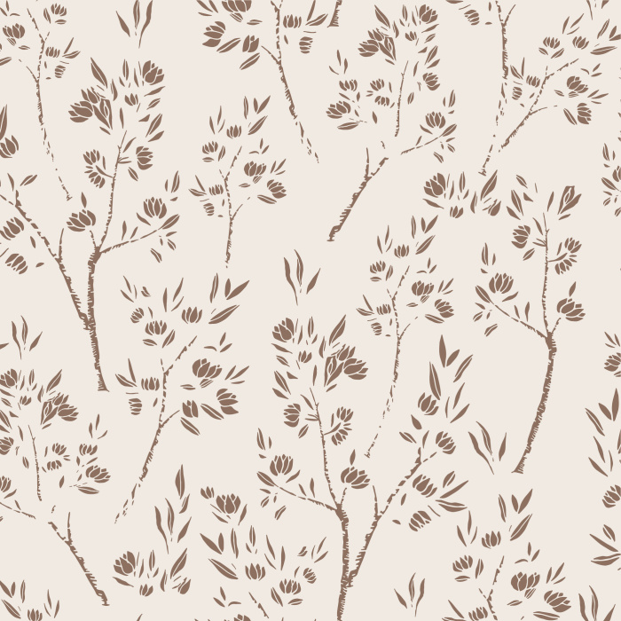 Create a botanical statement on your walls with our Delicate Forest Peel And Stick Removable Wallpaper.