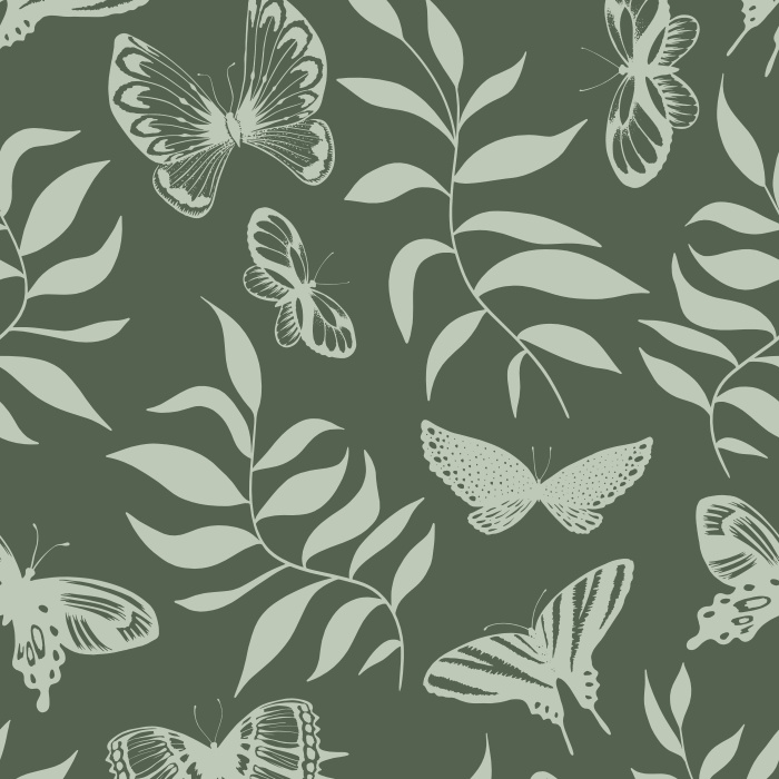 Bring a garden of beauty into your home with our Butterfly Experience Peel And Stick Removable Wallpaper. 
