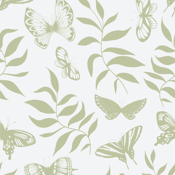 Bring a garden of beauty into your home with our Butterfly Experience Peel And Stick Removable Wallpaper. 