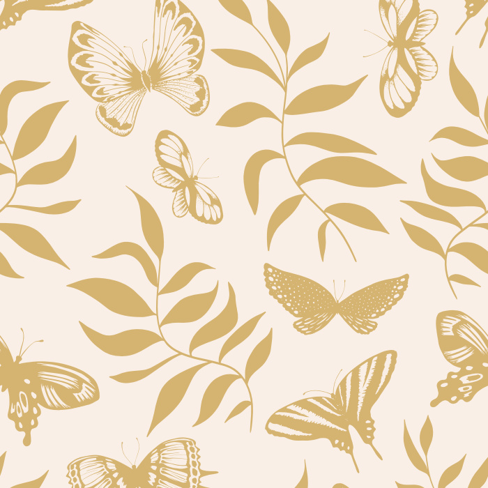 Bring a garden of beauty into your home with our Butterfly Experience Peel And Stick Removable Wallpaper.