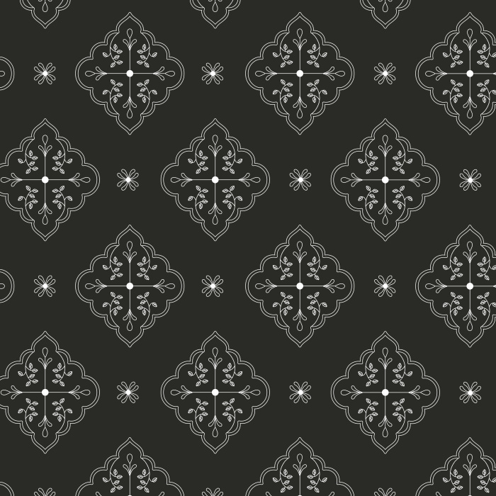 Create a charmingly sophisticated atmosphere with our Moroccan Medallion Peel And Stick Removable Wallpaper.