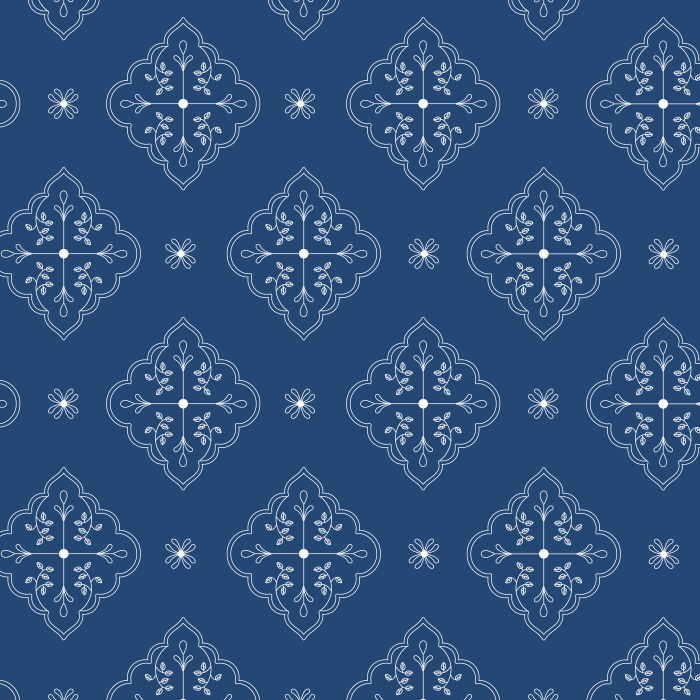 Create a charmingly sophisticated atmosphere with our Moroccan Medallion Peel And Stick Removable Wallpaper.