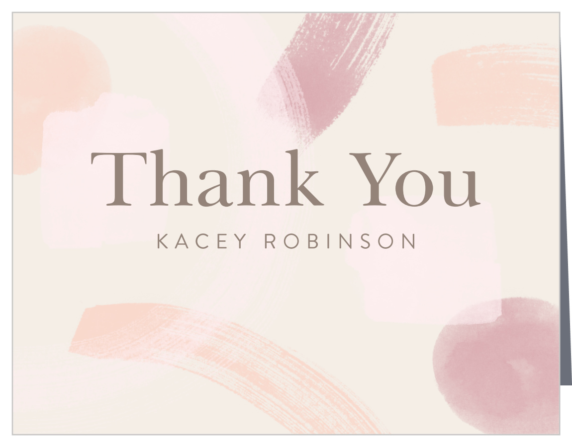 Paint Swatch Graduation Thank You Cards
