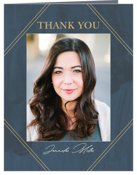 Our Diamond Frame Graduation Thank You Cards are the perfect way to share your gratitude with family and friends.