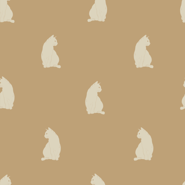 Create the purrfect child's room with our Minimal Kittens Peel And Stick Removable Wallpaper.