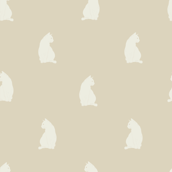 Create the purrfect child's room with our Minimal Kittens Peel And Stick Removable Wallpaper.