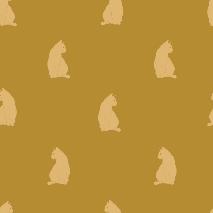 Create the purrfect child's room with our Minimal Kittens Peel And Stick Removable Wallpaper.