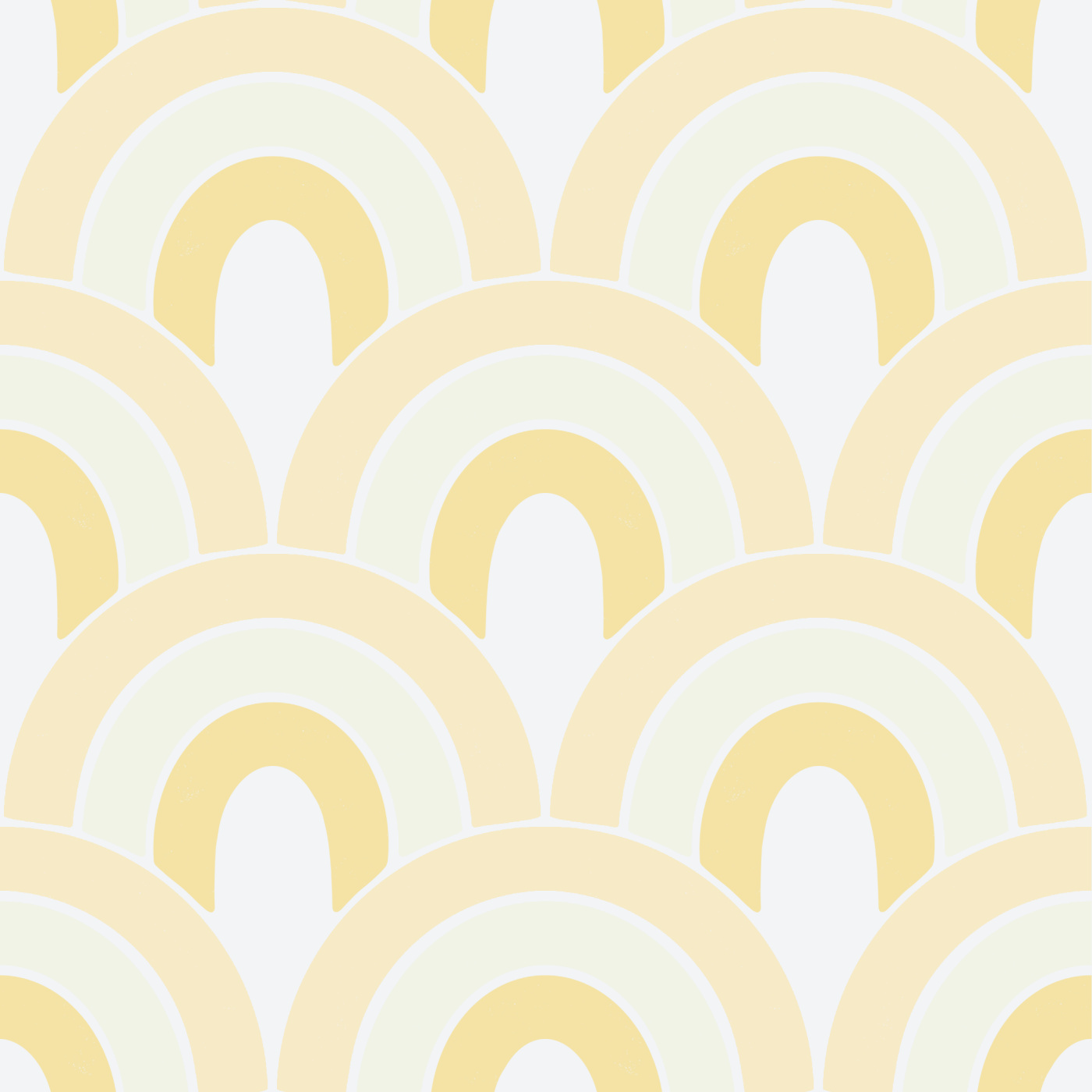 Rainbow Block Print Wallpaper