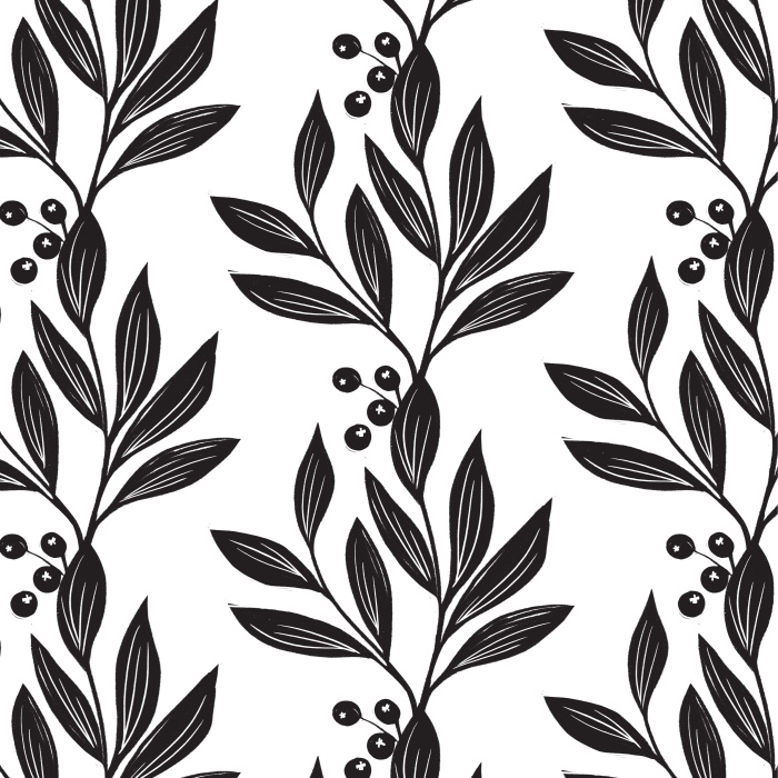 Our Branch & Berries Peel And Stick Removable Wallpaper are sure to make a touch of greenery to any wall in your home.