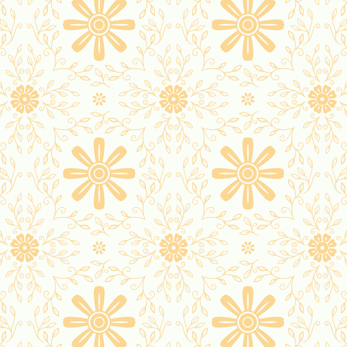 Ornament Florals Wallpaper