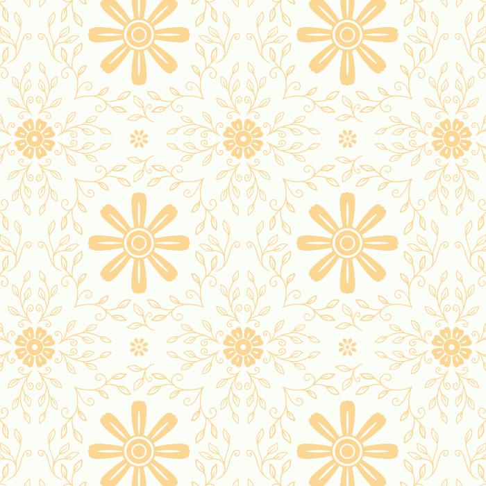 Create a sunny, grand millennial style in your home with our Ornamental Florals Peel and Stick Removable Wallpaper. 