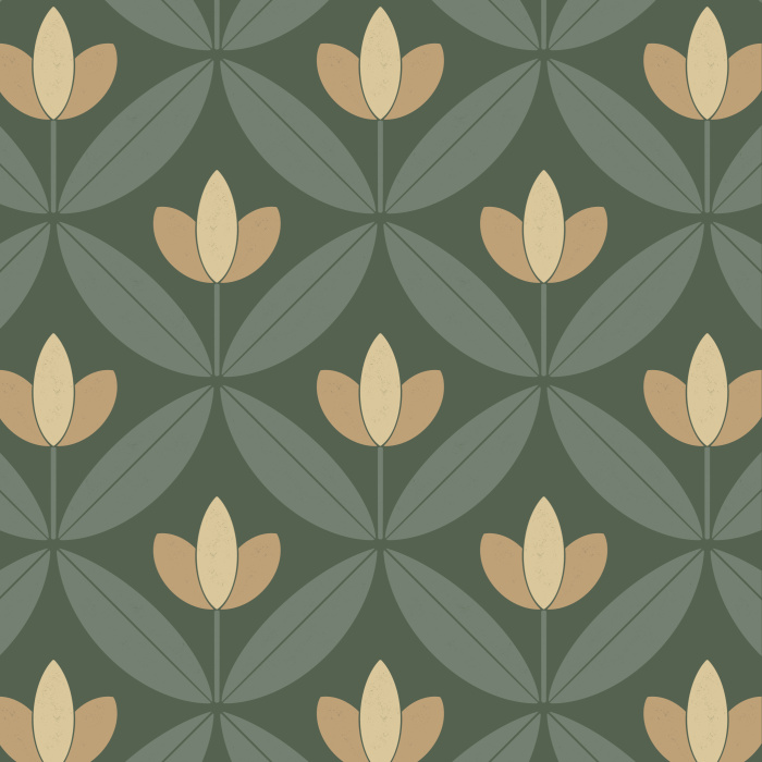 Add a touch of nature to your child's room with our Geometric Tulips Peel And Stick Removable Wallpaper.