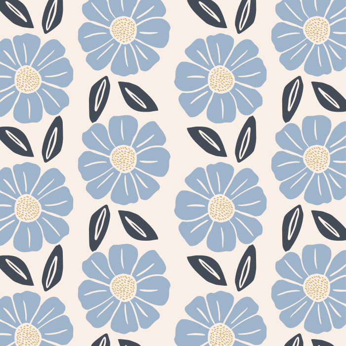 Add a fun floral accent to any wall in your interior with our Bold Petals Peel And Stick Removable Wallpaper! 