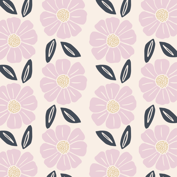 Add a fun floral accent to any wall in your interior with our Bold Petals Peel And Stick Removable Wallpaper!