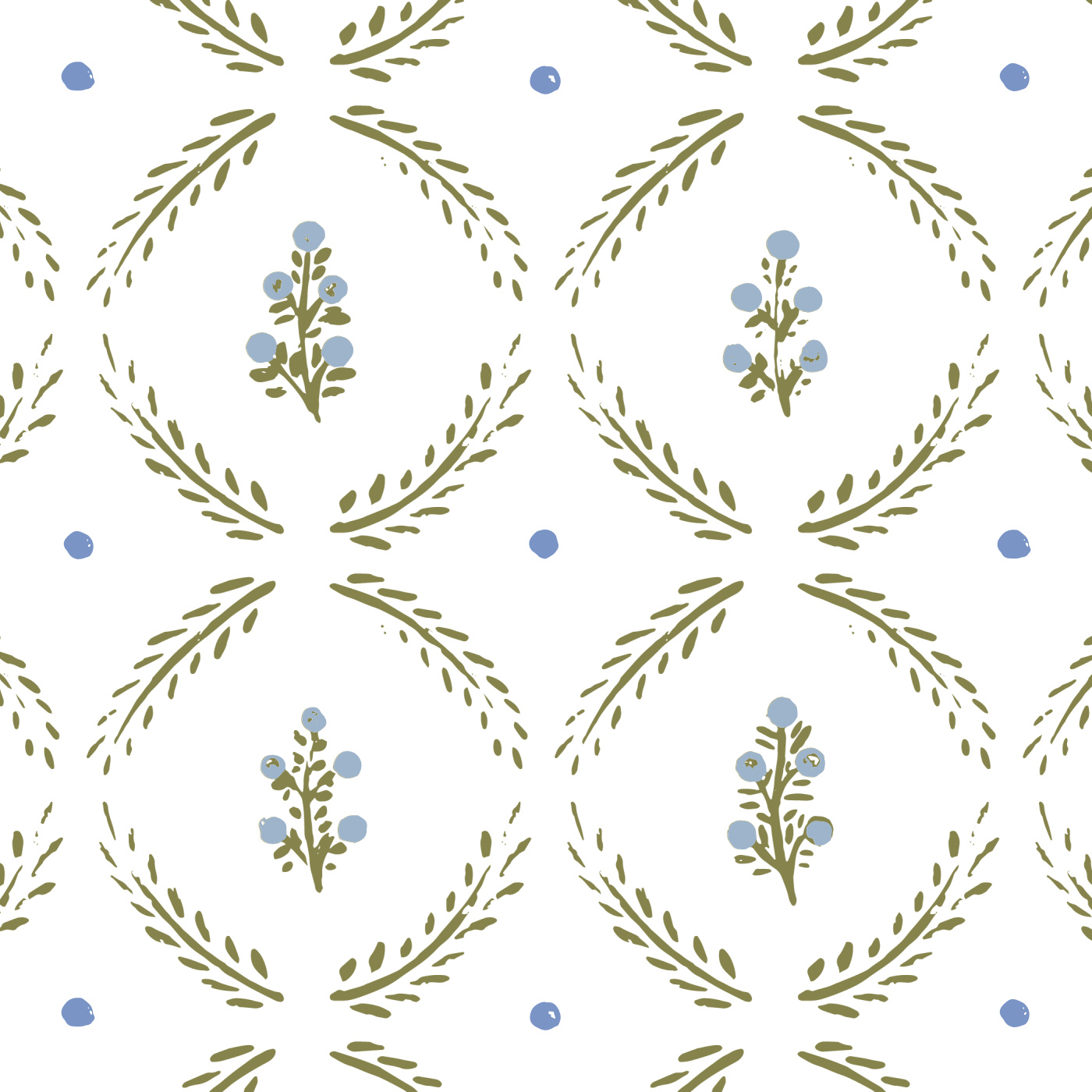 Rustic Wreaths Wallpaper