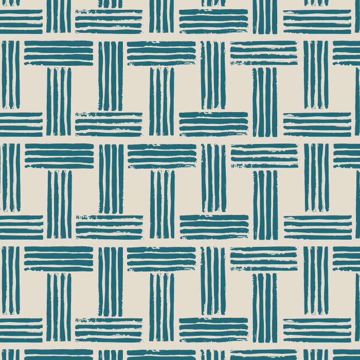 Create a bold statement in any space with our Batik Weave Peel and Stick Removable Wallpaper.