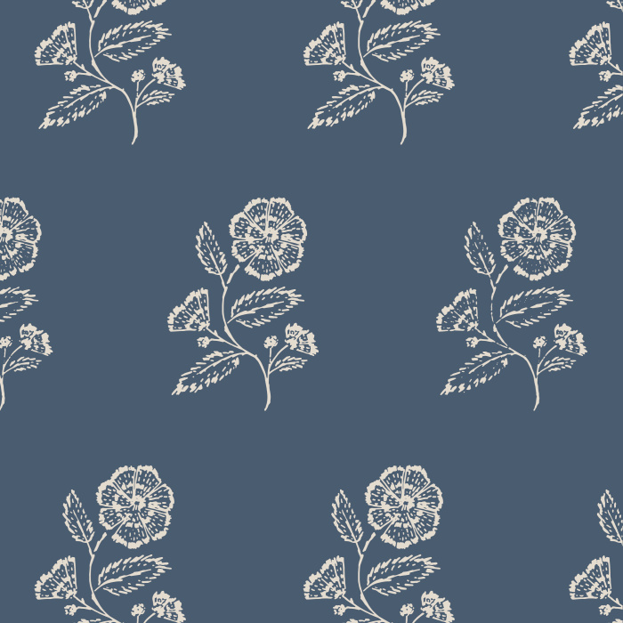 Add a vintage accent wall to any wall in your home with our Pressed Flower Peel And Stick Removable Wallpaper.