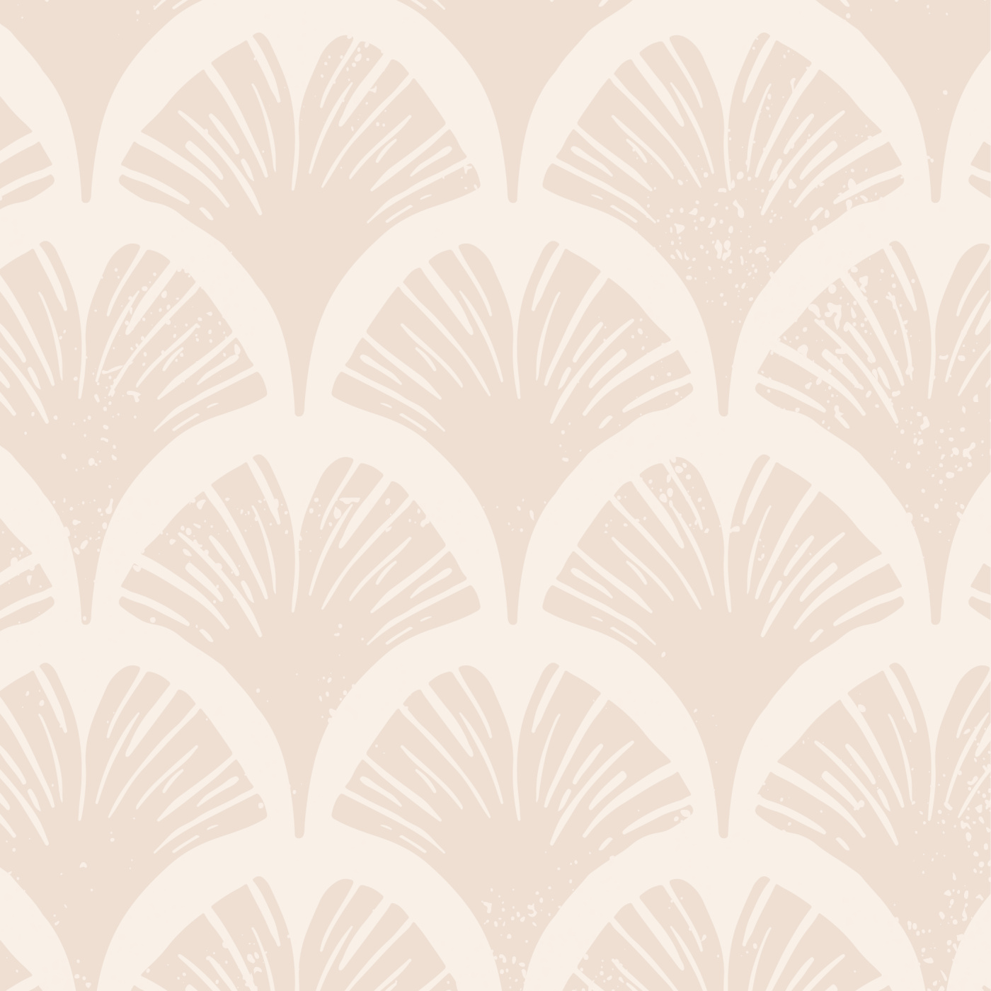 Botanical Art Deco Peel and Stick Removable Wallpaper