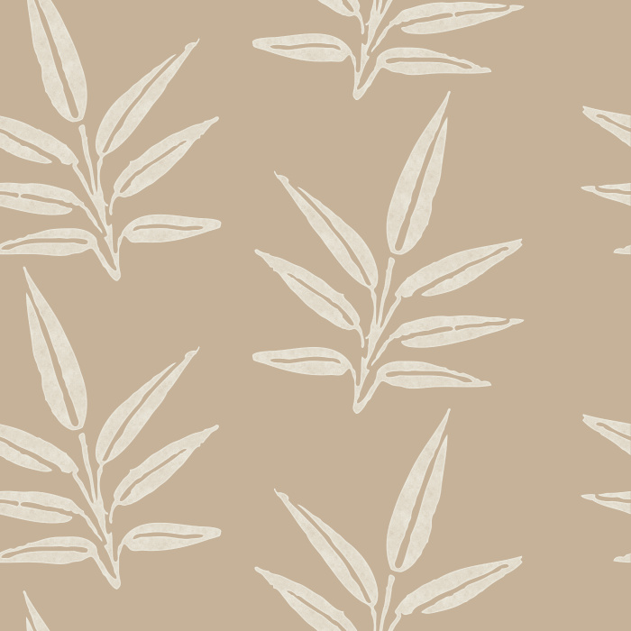 Add a touch of nature to your walls with our Minimal Leaves Peel And Stick Removable Wallpaper.