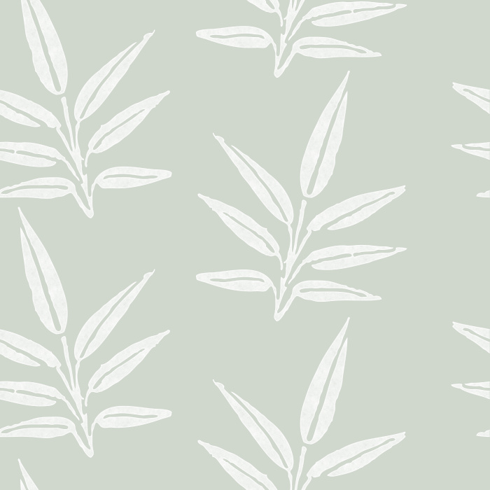 Add a touch of nature to your walls with our Minimal Leaves Peel And Stick Removable Wallpaper.