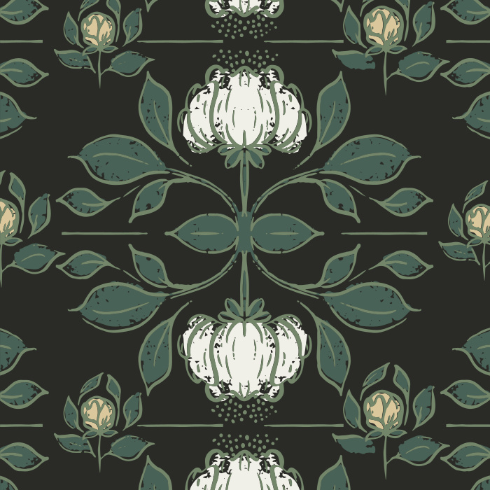 Add a classically elegant look to any wall in your interior with our Mirrored Trellis Peel And Stick Removable Wallpaper.