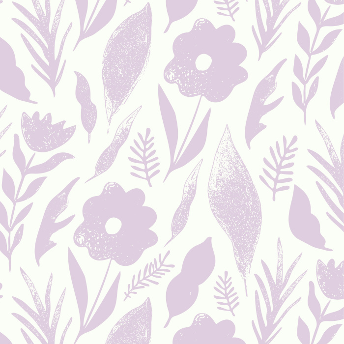 Add a touch of nature to your walls with our Stamped Florals Peel And Stick Removable Wallpaper.